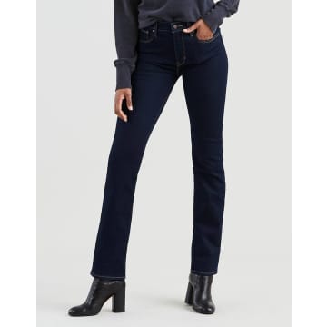 Levi's Mid-rise Straight-leg Jeans In Blue