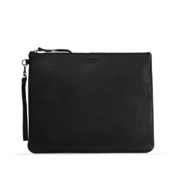 O My Bag Large Black Leather The Scottie Multifunctional Clutch