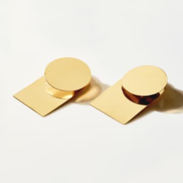 Monomono Gold Layered Circle Earring