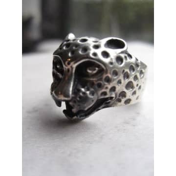 Silver Jewellery 925 Silver Cheetah Ring In Metallic