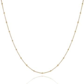 Matthew Calvin Rose Gold Necklace Beaded Chain