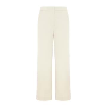 Les 100 Ciels Cece Cotton Trousers In Neturals