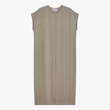 Diarte Sand Herve Knitted Midi Dress In Neutrals