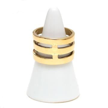 Aarven Medium Brass Gladiator Ring