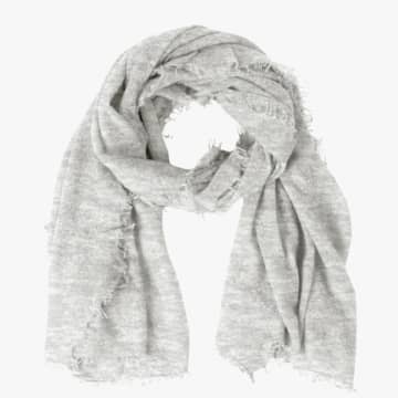 Pur Schoen Hand Felted Cashmere Soft Scarf In Silver/silver