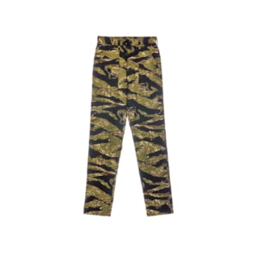 Stan Ray Green Cotton Tiger Stripe Ripstop Trousers