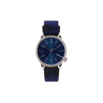 Komono Camo Blue Winston Wrist Watch