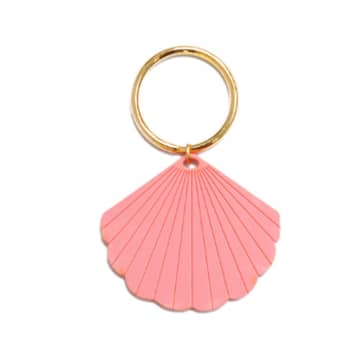 Sept Cinq Pink Plexiglass Keychain