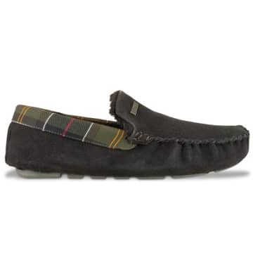 BARBOUR MONTY SLIPPER BROWN