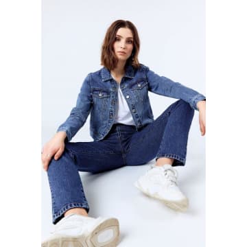 Dr.denim Blue Nora Jeans Mid Retro