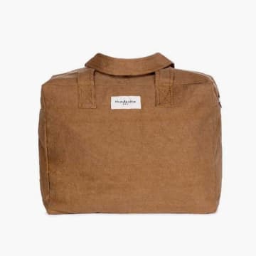 Rive Droite Paris The 24-h Bag In Camel Recycled Cotton