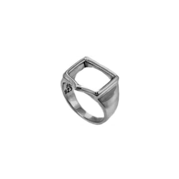 Eins Berlin Frame Ring Silver In Metallic