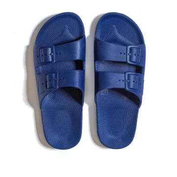 Freedom Moses Slippers Navy In Blue