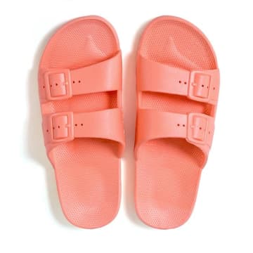 Freedom Moses Coral Capri Slippers In Pink