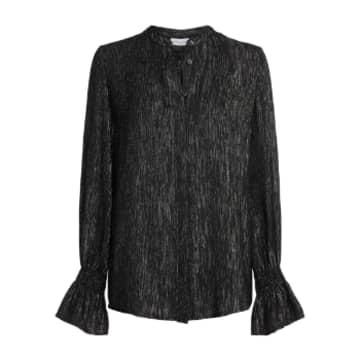 Fabienne Chapot Black Viscose Studio Blouse