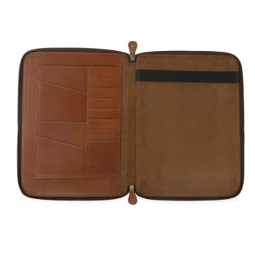 Vida Vida A4 Leather Document Holder In Neutrals