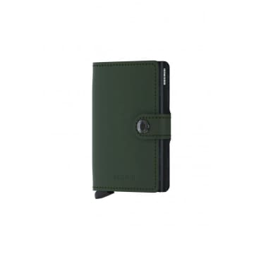 Secrid Mini Wallet Matte Green Black