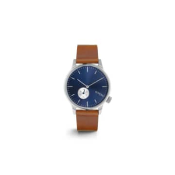 Komono Blue Cognac Winston Sub Wristwatch