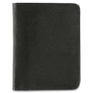 Escuyer Leather Wallet In Black