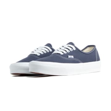 Vans Og Authentic Lx Navy Shoes In Blue