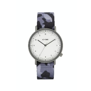 Komono Black Camo Shadow Lewis Watch