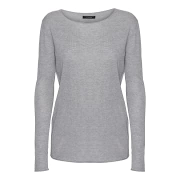 Oh Simple Light Grey Silk Cashmere Sweater