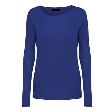 Oh Simple Blue Silk Cashmere Sweater