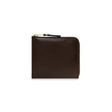 Comme Des Garçons Classic Leather Brown Wallet Sa3100