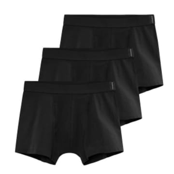 Bread And Boxers 3 Pack Boxer Brief Black