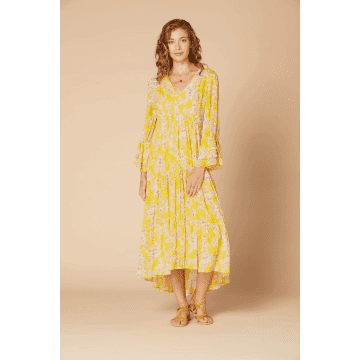 Derhy Bright Yellow Campanile Dress