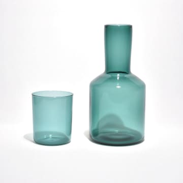 Maison Balzac - Teal Carafe and Glass Set - Teal