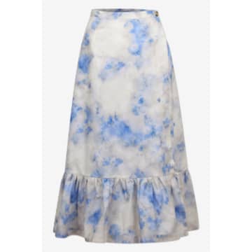 Baum Und Pferdgarten Cloudy Blue Sky Shakira Skirt