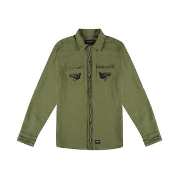 Deus Ex Machina Military Green Bloomers Dean Shirt