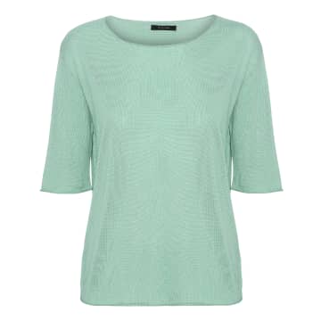 Oh Simple Mint Silk Cashmere Knit In Green