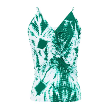 Essentiel Antwerp Green Villary Thin Straps Top