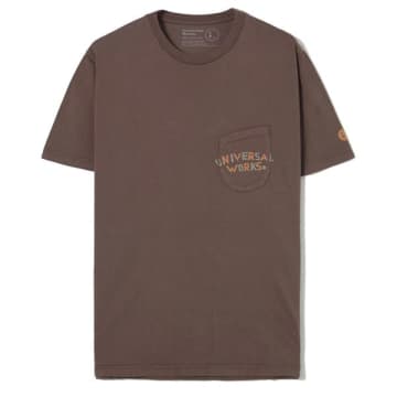 Universal Works Raisin Print Pocket Tee