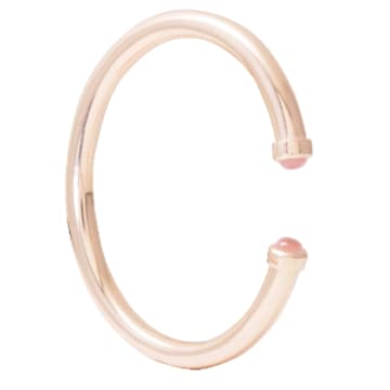 The Brownhouse Interiors Rose Gold Bangle With Rose Quartz Cabochon