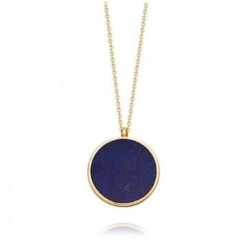 Shop Astley Clarke Lapis Slice Stilla Locket Necklace