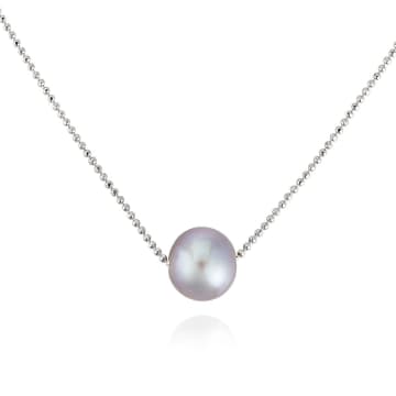 Claudia Bradby Essential Pearl Necklace In Metallic