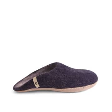 Egos Wool Slippers Blue