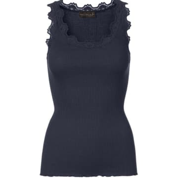 Rosemunde Navy Babette Top In Blue