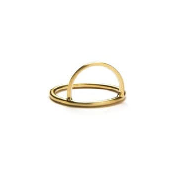 Dlirio Gold Ring New Moon