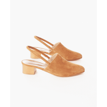 Anne Thomas Pony Suede Leather Williamsburg Sandals