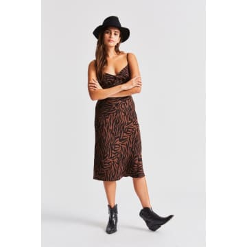 Brixton Zebra Helena Midi Skirt