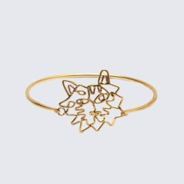 Aarven Brass Tiger Line Bangle