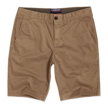 Superdry Desert Beige International Chino Shorts In Neturals