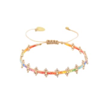 Mishky Rainbow Shanty Bracelet In Black