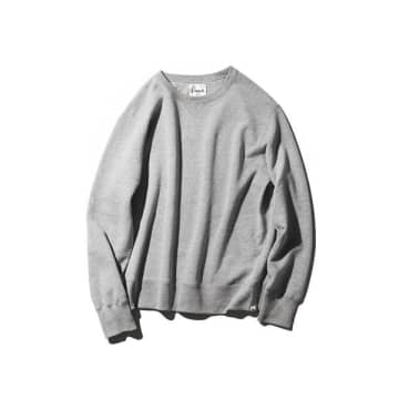 Moct Gray  Loopwheel Pullover Sweater Gr 7 In Grey