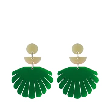 Orella Jewelry Salina Earrings In Green