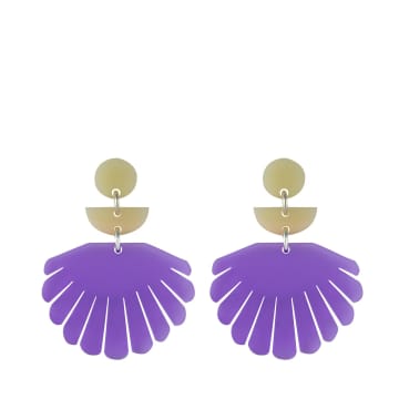 Orella Jewelry Salina Earrings In Purple